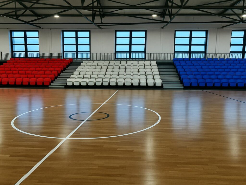 Grandstand Seating for Basketball Stadium